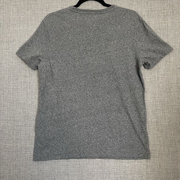 Armani Jeans Shirt Mens Large Logo Gray Red Blue Yellow Black Short Sleeve Tee - Picture 8 of 10